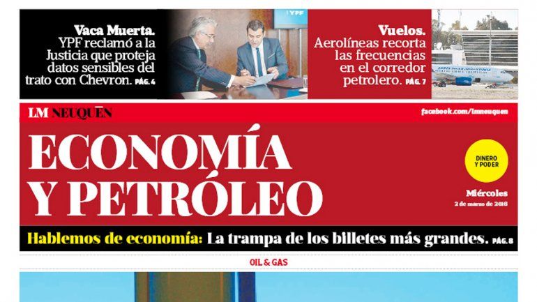 Suplemento Economía y Petroleo.