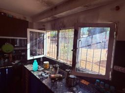 El principio de incendio podría haber terminado en tragedia. El principio de incendio podría haber terminado en tragedia.