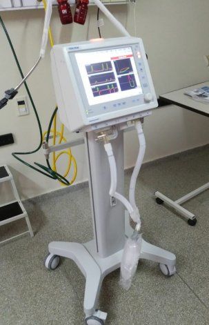 Los respiradores artificiales fueron instalados en el hospital de Plottier