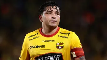 Mario Pineida, en Barcelona de Ecuador. Mario Pineida, en Barcelona de Ecuador.