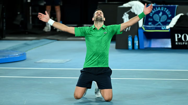 La videollamada de Djokovic a Del Potro luego de vencer a Sinner en el Australian Open