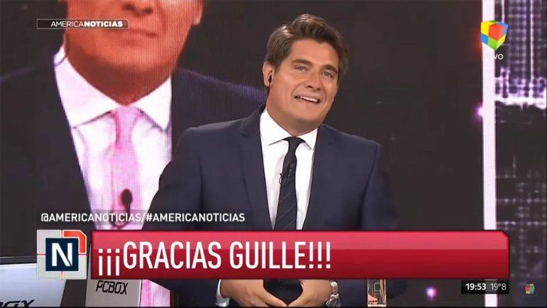 Tras 16 años, Guillermo Andino se despidió del noticiero