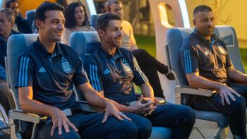 Lionel Scaloni la rompió en una publicidad. Lionel Scaloni la rompió en una publicidad.
