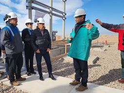 Horacio Marín y Alfredo Cornejo visitaron el Parque Solar El Quemado de YPF Luz.
