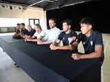 Los directivos del Club Cipolletti, el DT y las figuras hablaron en conferencia 