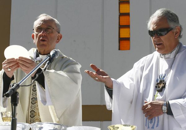 Bergoglio visitó Neuquén en 2009