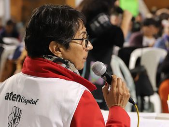 Angélica Lagunas quiere formar parte de la mesa de negociación con el gobierno. Angélica Lagunas quiere formar parte de la mesa de negociación con el gobierno.