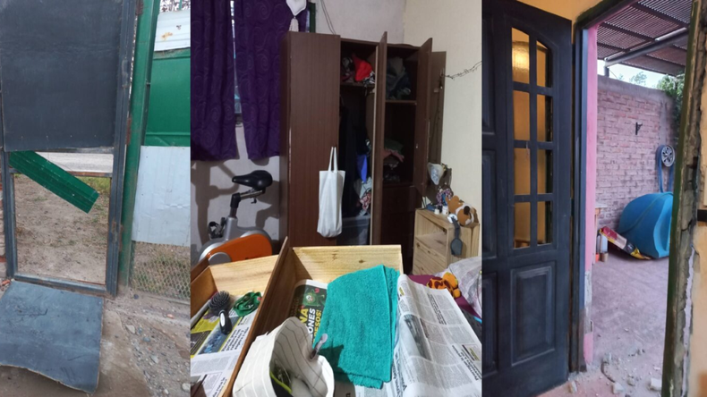 Cómo quedó la casa de la docente en Centenario. | LM Neuquen Cómo quedó la casa de la docente en Centenario.