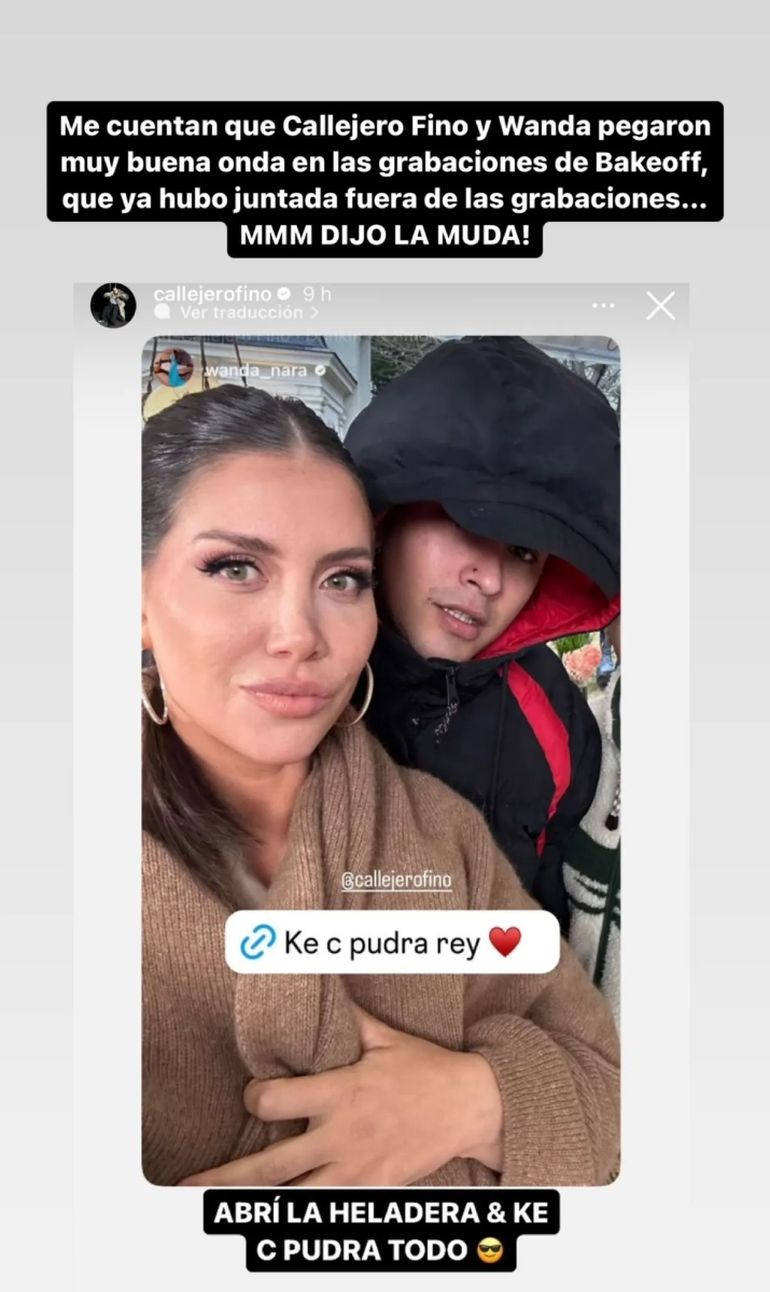 Wanda Nara y Callejero Fino Wanda Nara y Callejero Fino