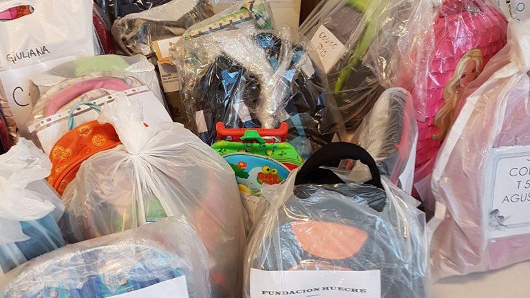Los kits de mochila serán entregados para un niño en particular.
