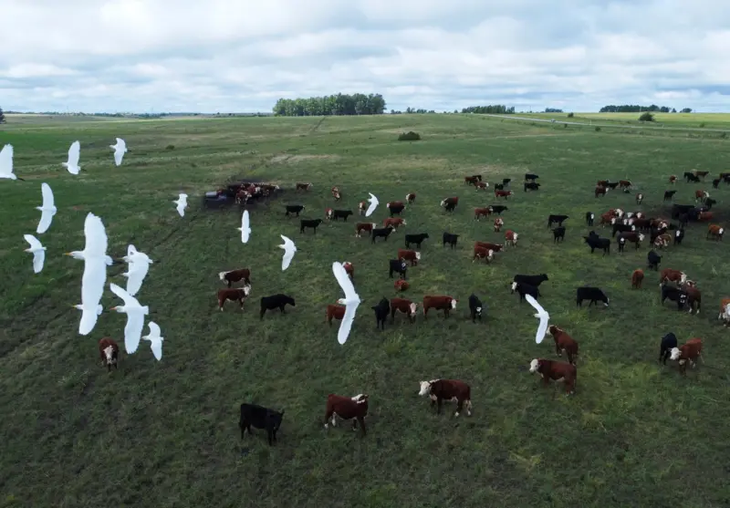 La mayor parte del ganado en Uruguay crece al aire libre y se alimenta de pasturas. Foto AFP La mayor parte del ganado en Uruguay crece al aire libre y se alimenta de pasturas. Foto AFP