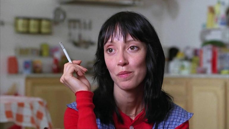 Shelley Duvall en el rodaje de la película Shelley Duvall en el rodaje de la película