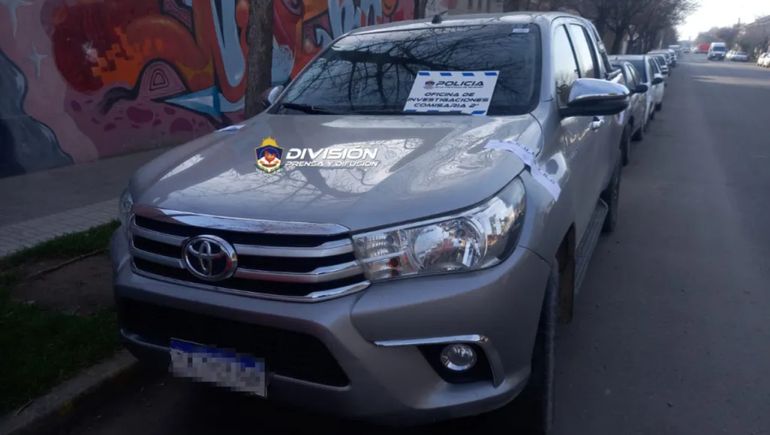 Ladrones neuquinos salían a robar en Hilux