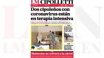 mira la edicion impresa de lm cipolletti