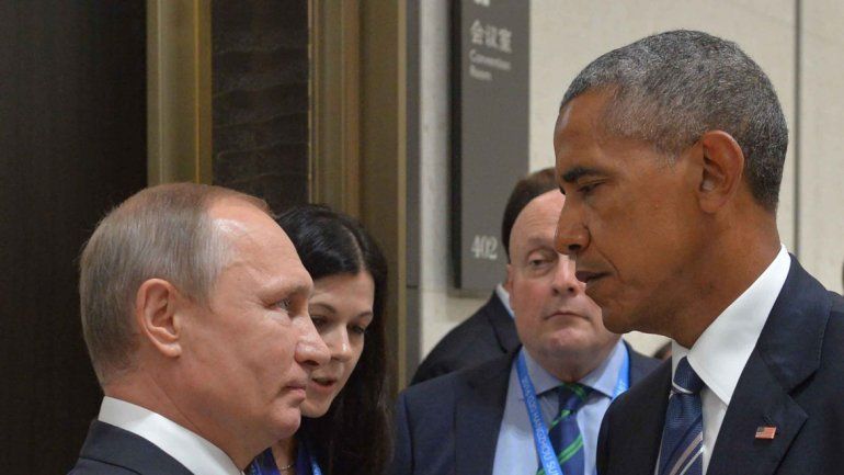 La frialdad del saludo entre Vladimir Putin y Barack Obama en el G20.