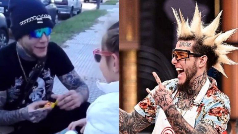 Alex Caniggia se hizo viral por tener un gesto impensado con una nena