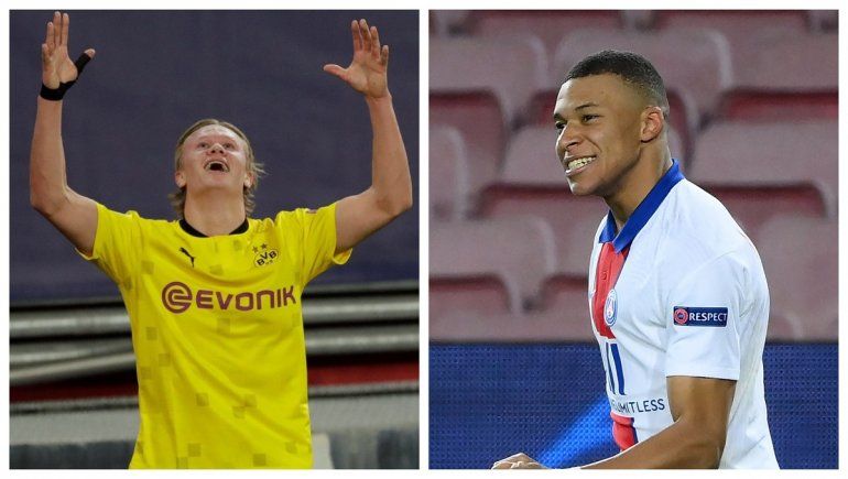 Haaland y Mbappé, los sucesores de Cristiano Ronaldo y Lionel Messi.