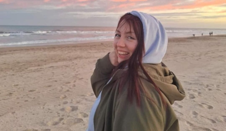 Dana Desimone, desaparecida en el derrumbe. Dana Desimone, desaparecida en el derrumbe.