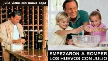 Llegó el séptimo mes del año y los memes de Julio Iglesias se hicieron tendencia