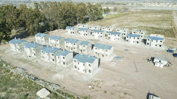 Algunas de las viviendas de la Cooperativa 127 Hectáreas. Algunas de las viviendas de la Cooperativa 127 Hectáreas.