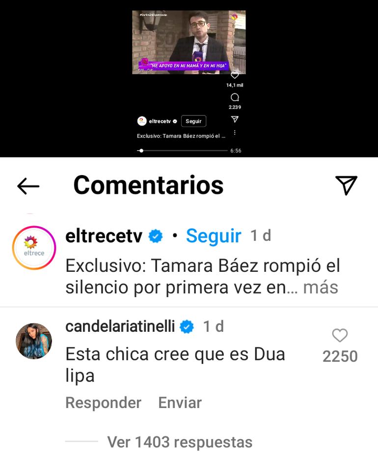 El comentario de Lelé que desató la furia de Tamara Báez.