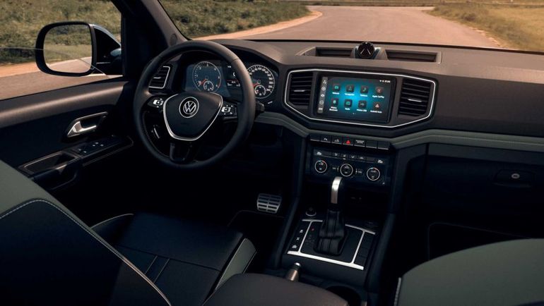 Así es el interior de la Volkswagen Amarok. Así es el interior de la Volkswagen Amarok.