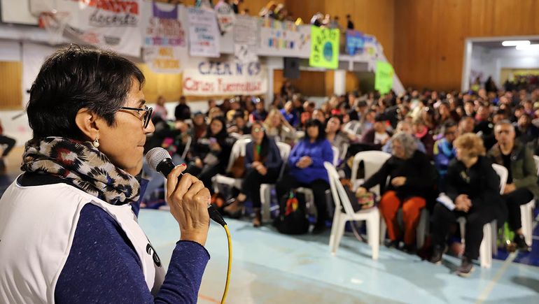 Angélica Lagunas es la principal crítica de Marcelo Guagliardo, y referente de ATEN Capital, la seccional más grande de la provincia. Angélica Lagunas es la principal crítica de Marcelo Guagliardo, y referente de ATEN Capital, la seccional más grande de la provincia.