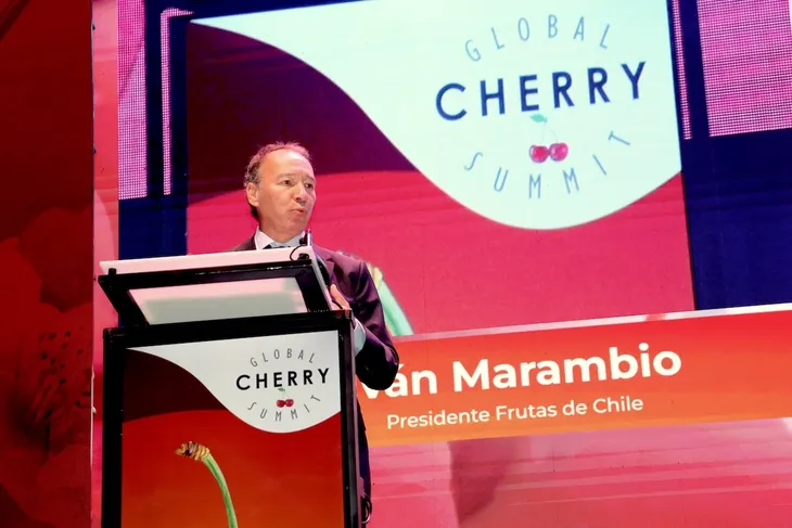 Iván Marambio destacó que la cereza es clave para la economía chilena y llamó a fortalecer su posicionamiento como producto premium en el mundo. Iván Marambio destacó que la cereza es clave para la economía chilena y llamó a fortalecer su posicionamiento como producto premium en el mundo.