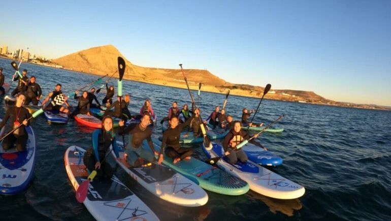Stand Up Paddle en Comodoro Rivadavia.