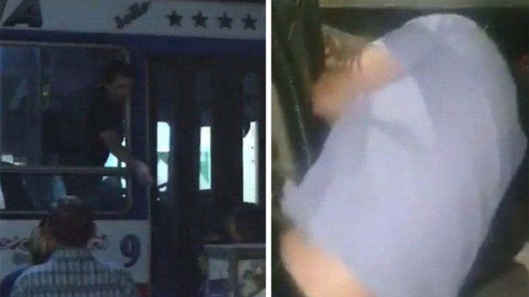 Se subió a un colectivo, discutió con el chofer y lo noqueó