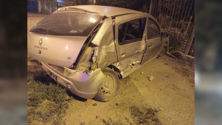 Confluencia: la chocaron y el otro conductor se dio a la fuga