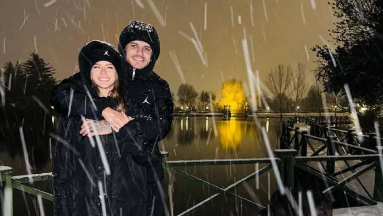 Las fotos de Mauro Icardi y la China Suárez que dan miedo