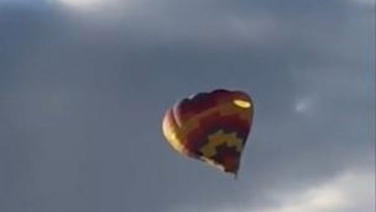 Tragedia en globo aerostático: hay cinco muertos