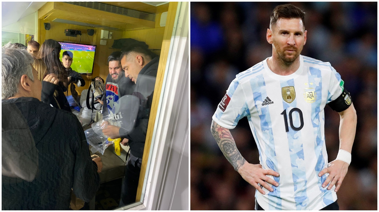 ¿Qué le regaló Riquelme al papá de Messi en La Bombonera?
