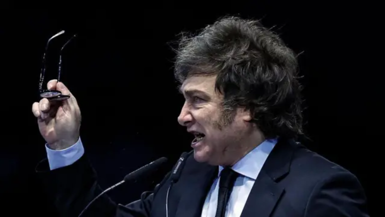 Javier Milei habló del escándalo de los audios