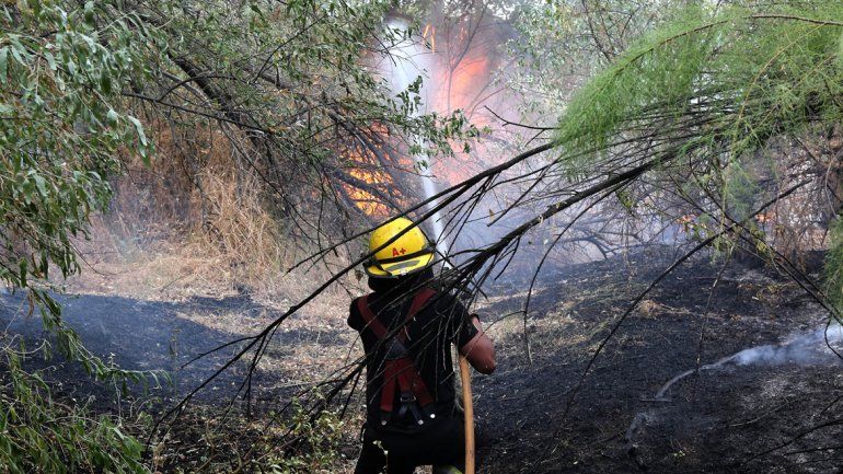 Los bomberos hacen su trabajo