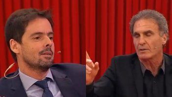 La tensa pelea de la noche: Ruggeri-Closs. La tensa pelea de la noche: Ruggeri-Closs.