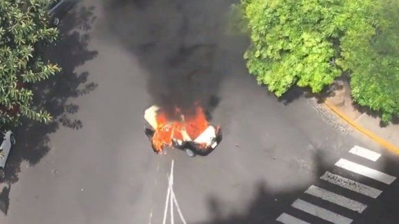 Un taxi explotó