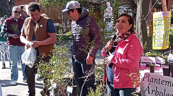 Se trabaja con especies ornamentales, exóticas y nativas. Foto: gobierno de Neuquén. Se trabaja con especies ornamentales, exóticas y nativas. Foto: gobierno de Neuquén.