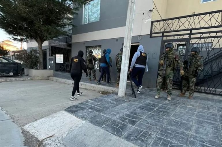 Allanamientos en Comodoro Rivadavia. Allanamientos en Comodoro Rivadavia.