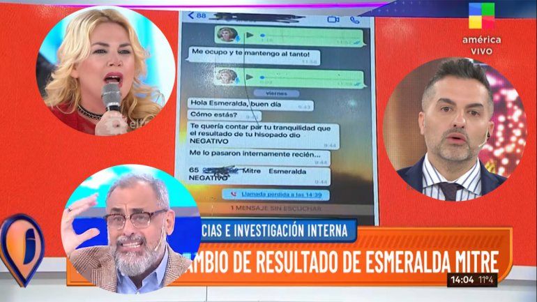 El falso positivo de Esmeralda: Rial se niega a pedir perdón y De Brito lo destruyó