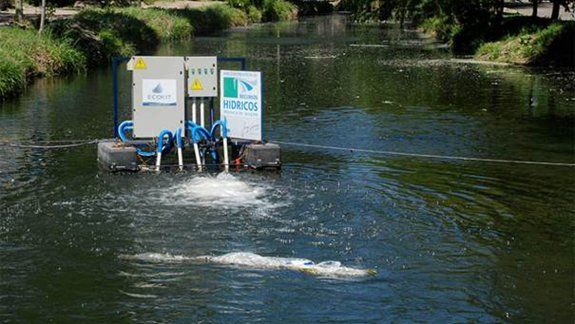 Eliminan olores del arroyo Durán con máquinas de ozonización