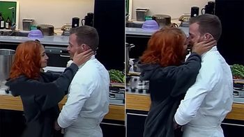 el hotel de los famosos se puso hot: participante beso al chef 