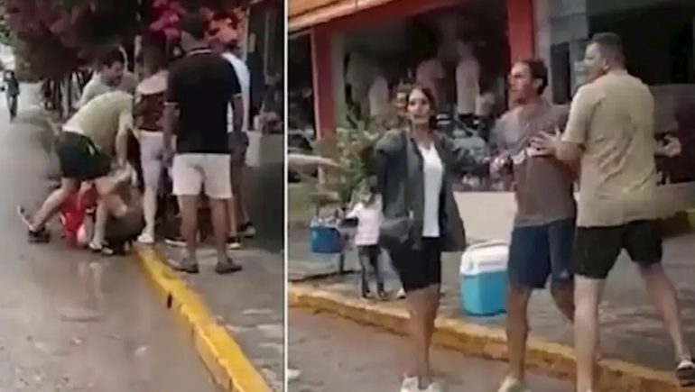 Ex jugador de Boca le pegó a un vendedor ambulante por ser de River