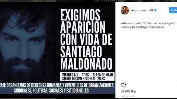 La esposa de Messi se sumó al reclamo por Santiago