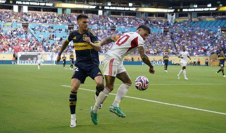 Boca y Benfica empataron 2 a 2.