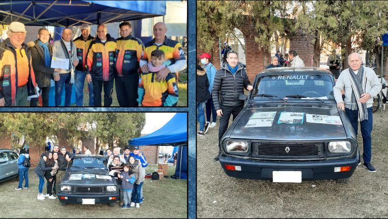 Con el amor por el Renault 12 como excusa perfecta, Alberto López y Gonzalo Gorocito van a todas las exposiciones y encuentros fierreros que pueden. Foto: gentileza Gonzalo Gorocito.
