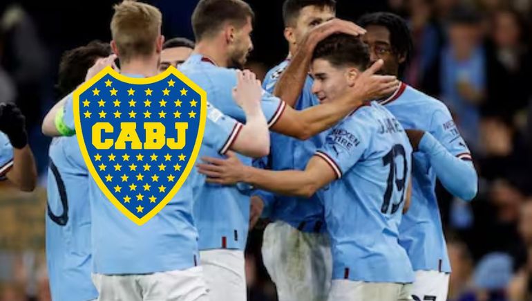 El ex jugador de Boca que podría ser compañero de Julián Álvarez en el City