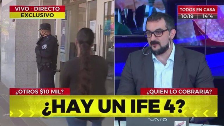 Juan Pablo Chiesa indicó que los tres pagos anteriores del IFE incentivaron el emprendimiento | Foto: @chiesa_juan (vía Twitter)