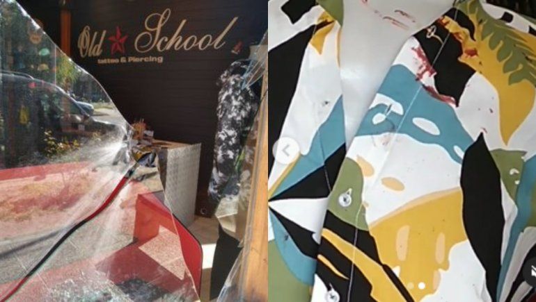 Rompieron los vidrios de un comercio para robar, se cortaron y terminaron en el hospital